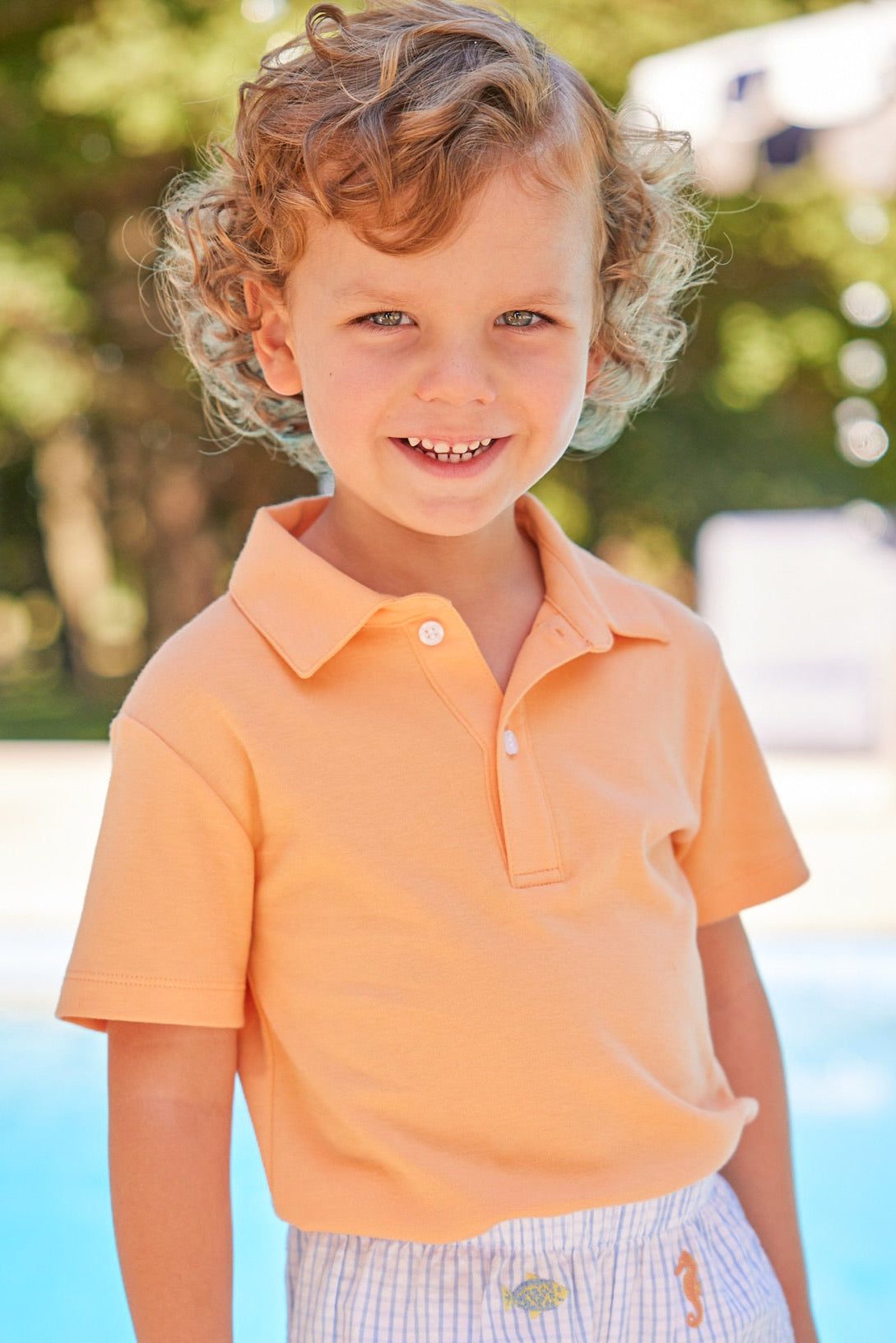 Short Sleeve Polo - Melon