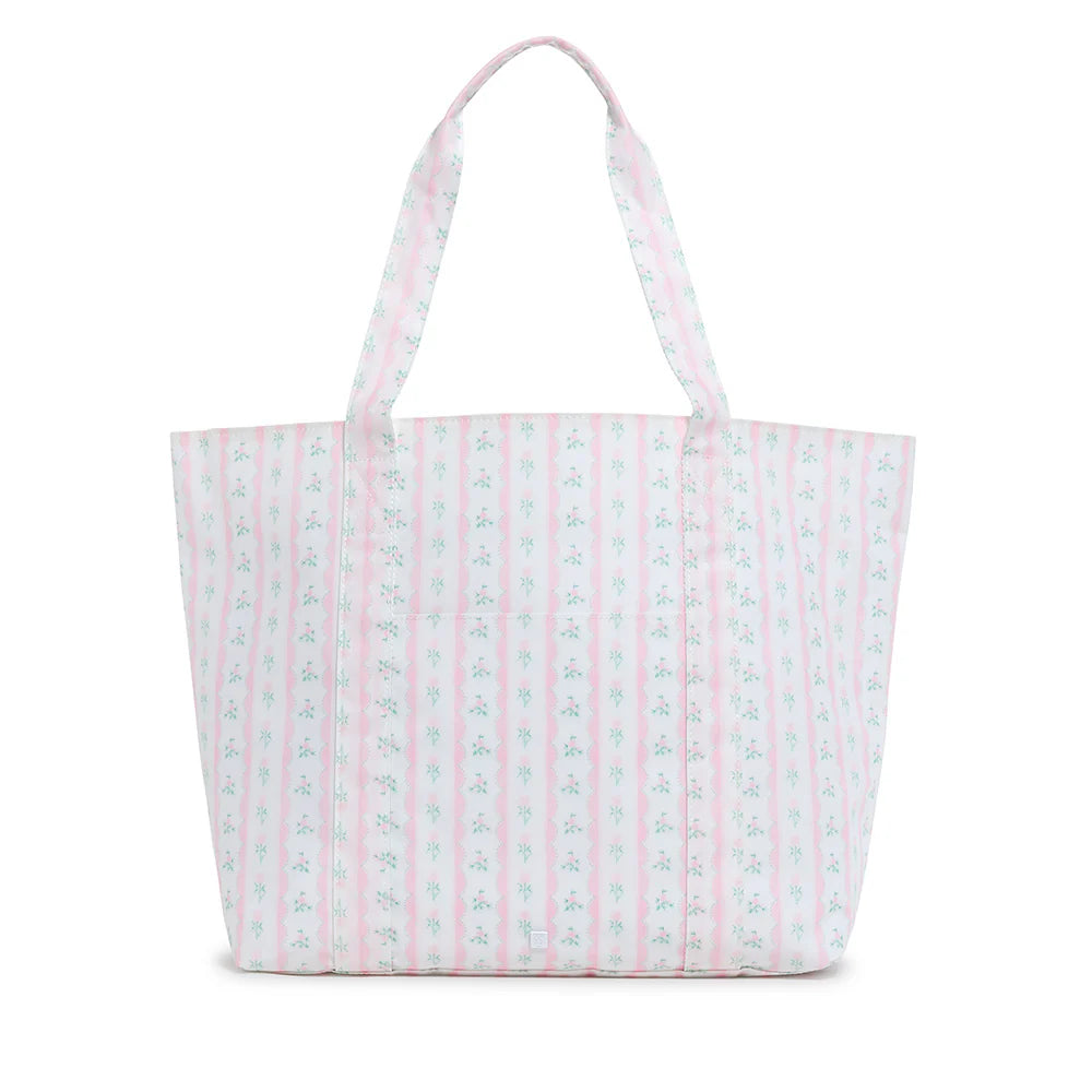 Jumbo Tote- Ribbon Floral Pink