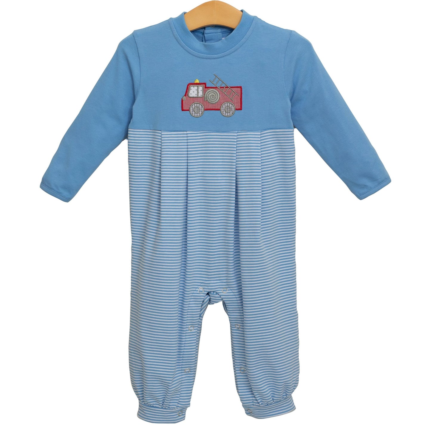 Fire Truck Applique Romper