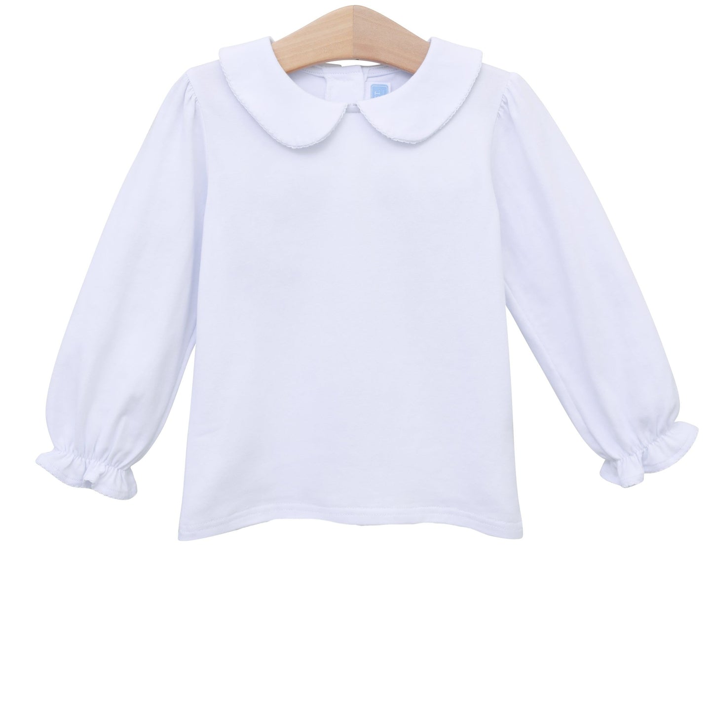 Peter Pan Collar Top - White