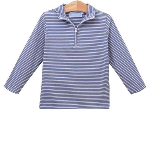 Tucker Pullover - Slate Blue