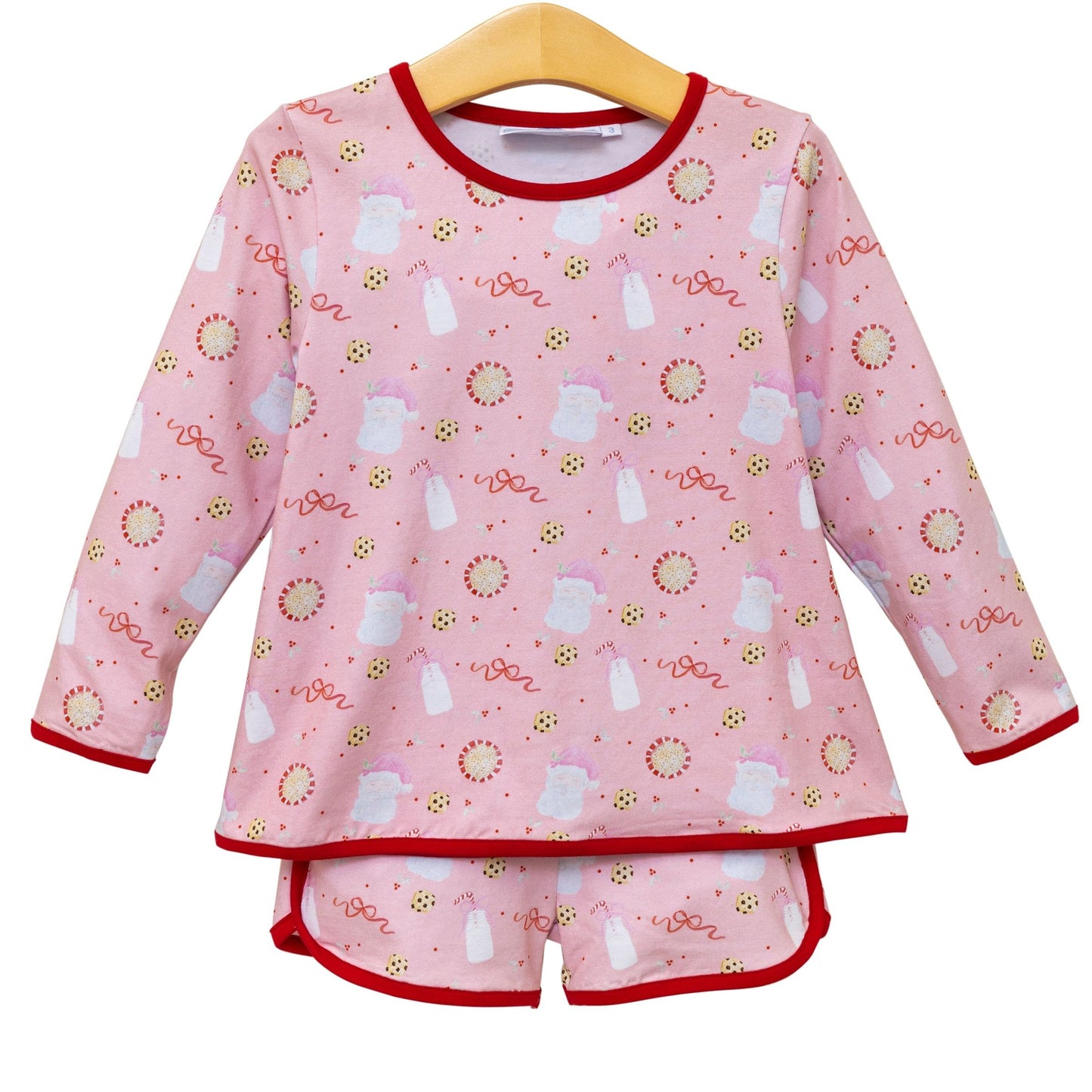 Milk & Cookies Pink Lounge Short Set