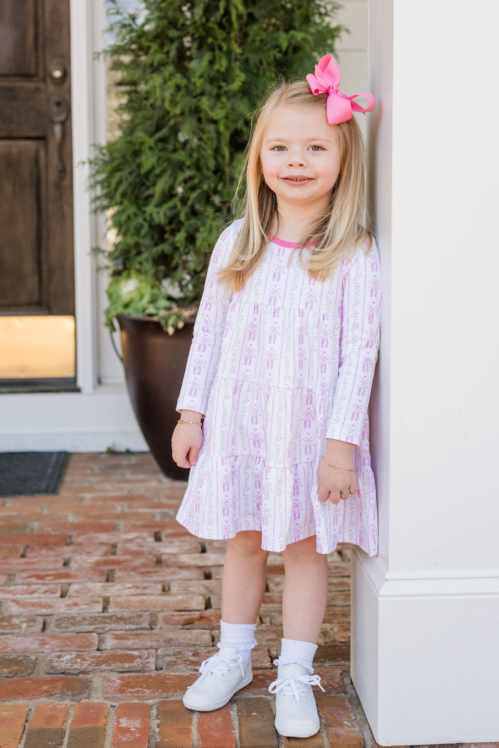 *PRE-ORDER*Tally Twirl Dress - On Pointe Knit