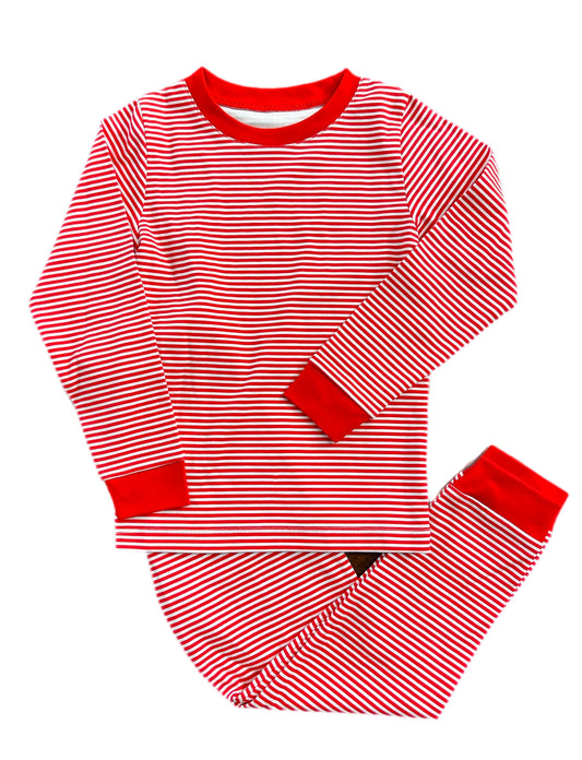 *PRE-ORDER* Two Piece Jammies - Red Stripe