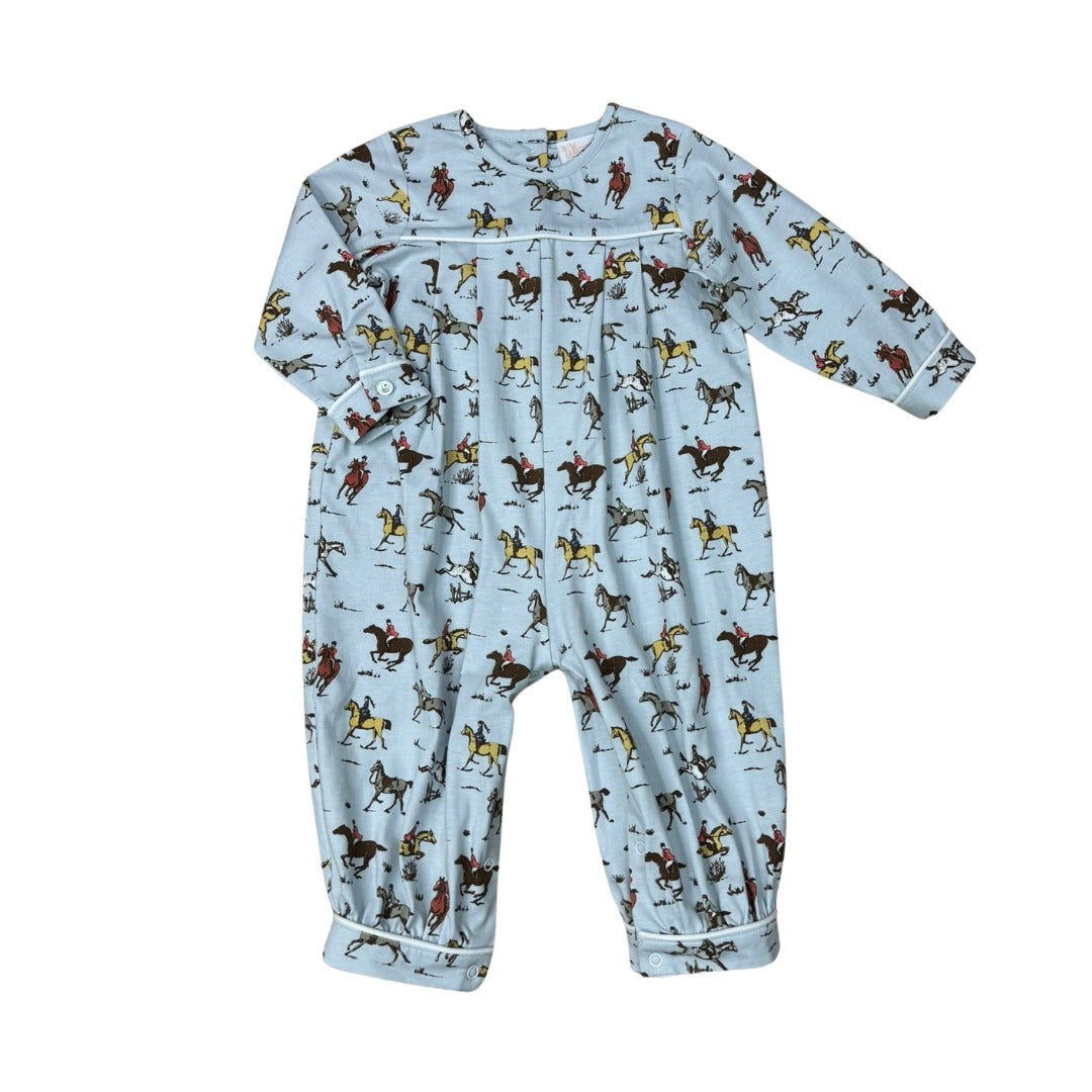 Carson Long Romper - Steeplechase