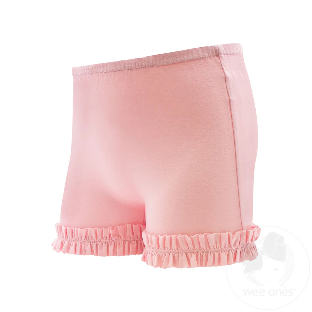 Ruffle Wundershorts in Light Pink