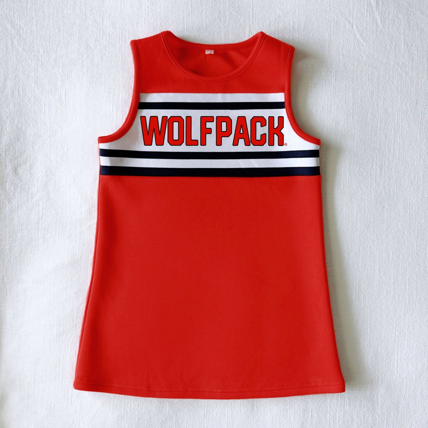 The NC State Bright Red Classic Cheer Dress