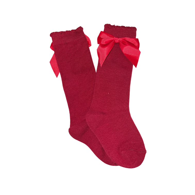 Knee High Socks W/ Bow