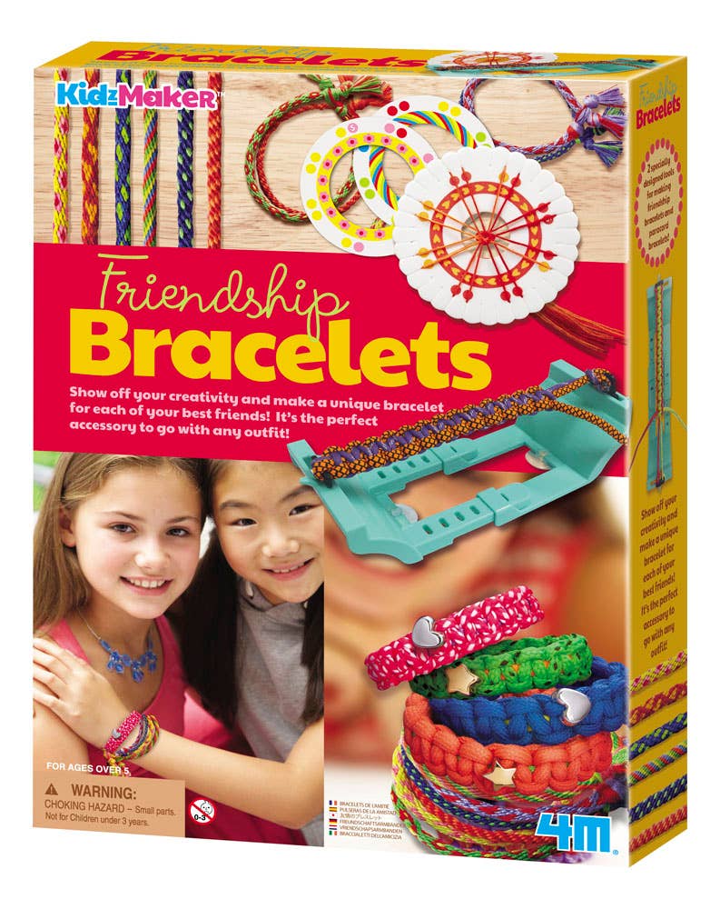 4M Kidzmaker Friendship Bracelet Kit-DIY for Kids