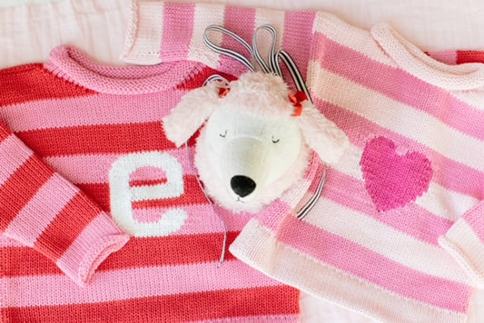 MJK Knits- Stripe Sweater