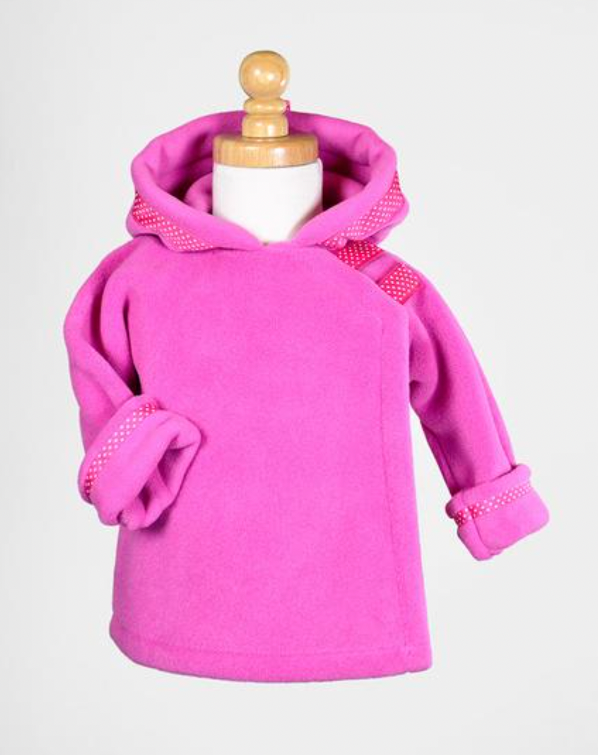Widgeon Jacket - Bright Pink w/ Dot Ribbon