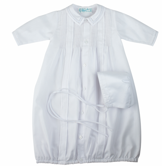 White Gown And Hat Set Boys