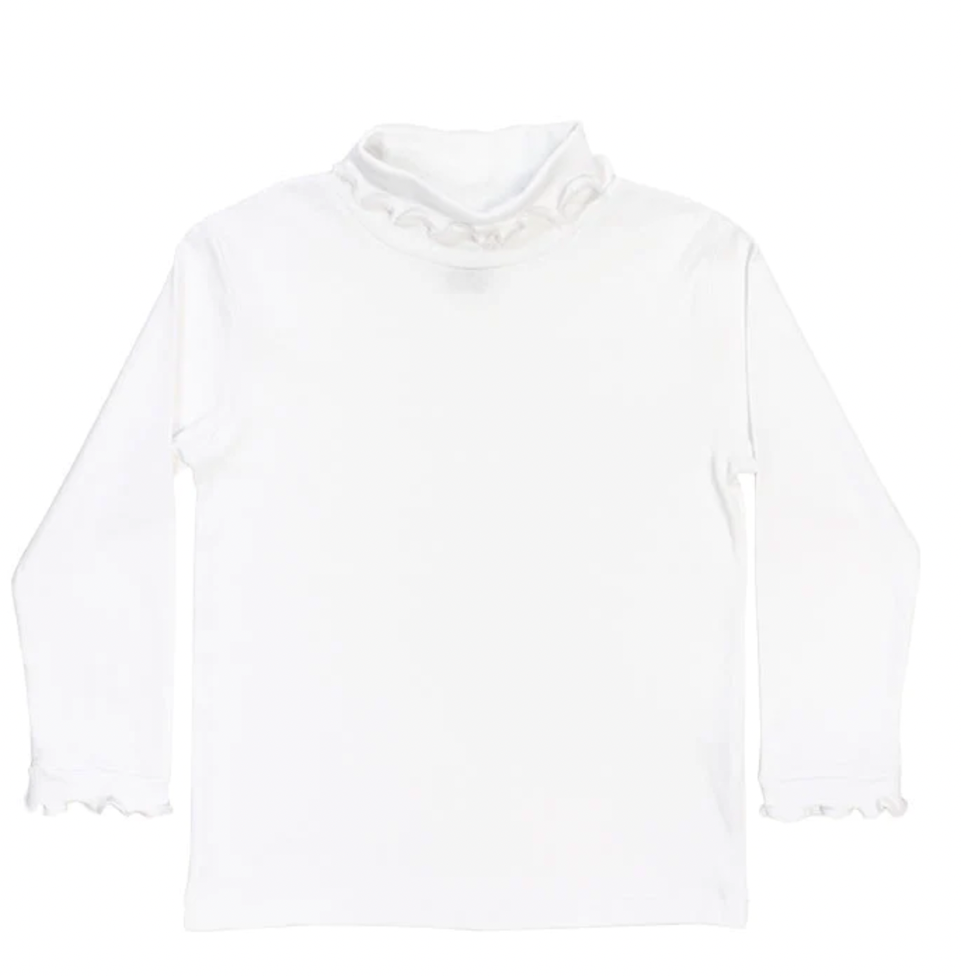 Ruffle Turtle Neck