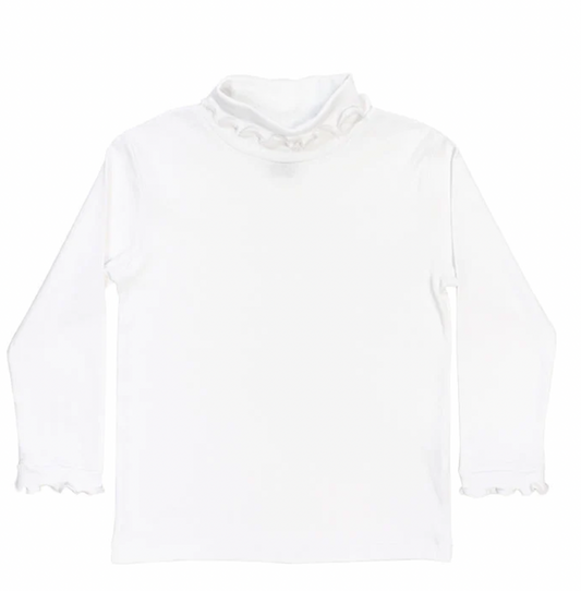Ruffle Turtle Neck