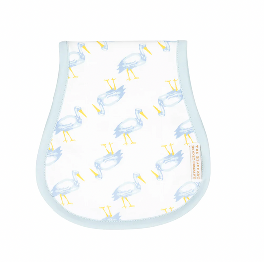 Oopsie Daisy Burp Cloth-Stork