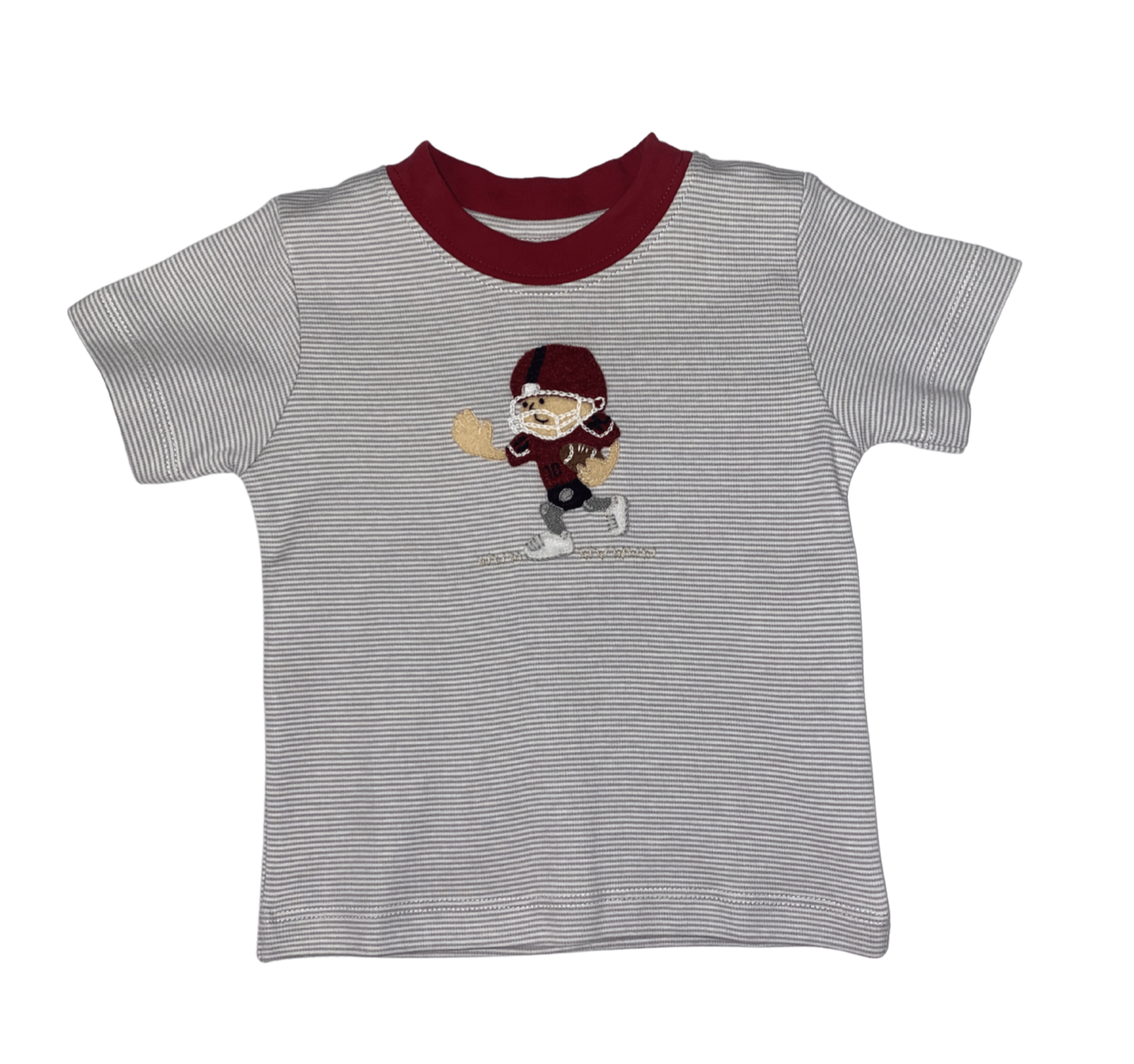 Football Runner Shirt- Garnet & Grey