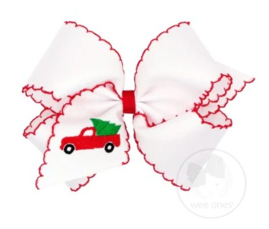 Moonstitch Red Truck Bow deer