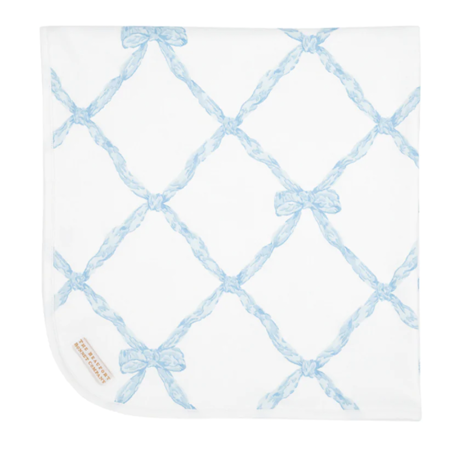 Baby Buggy Blanket- Buckhead Blue