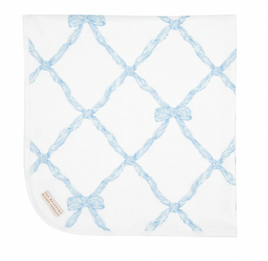 Baby Buggy Blanket- Buckhead Blue