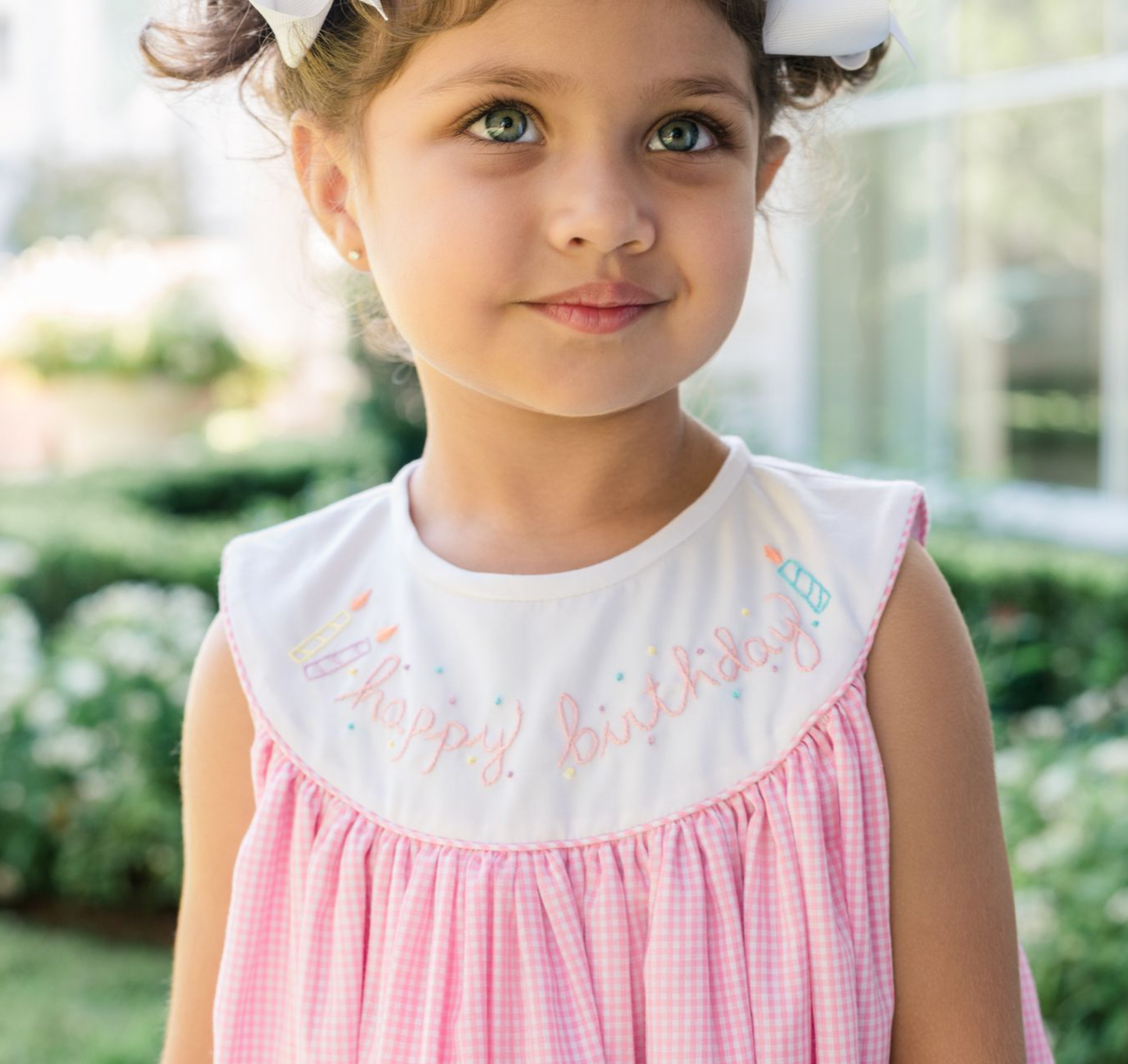 Pink Gingham Birthday Dress
