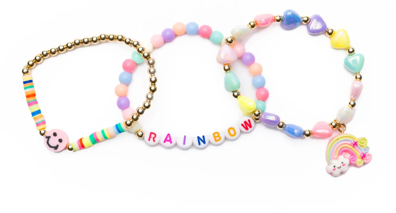 Rainbow Smiles Bracelet Set
