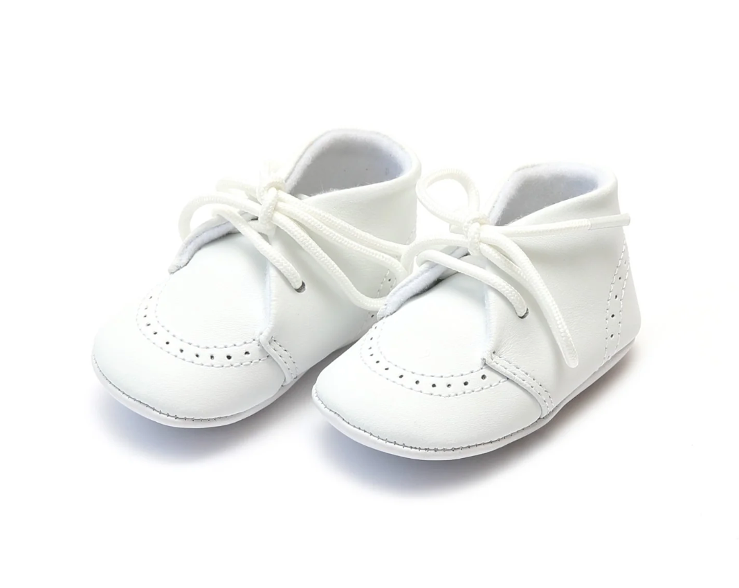 Benny Lace Up Crib Shoe