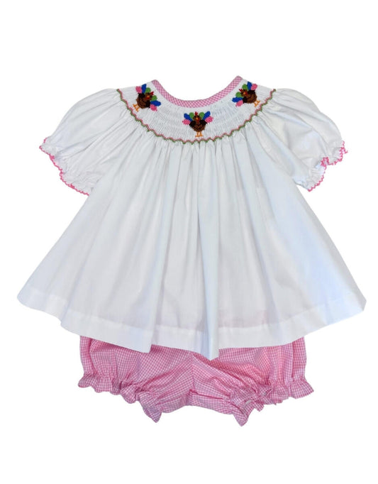 Turkey Smock Bloomer Set