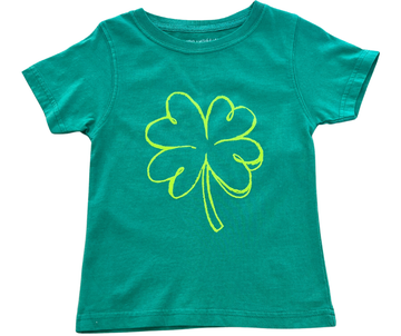 Short Sleeve Green Single Shamrock T-Shirt