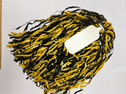 Spirit Shaker Poms Bright Gold/Black