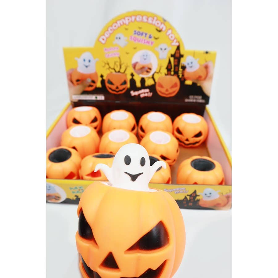 Halloween Squeeze Pumpkin Ghost Toys