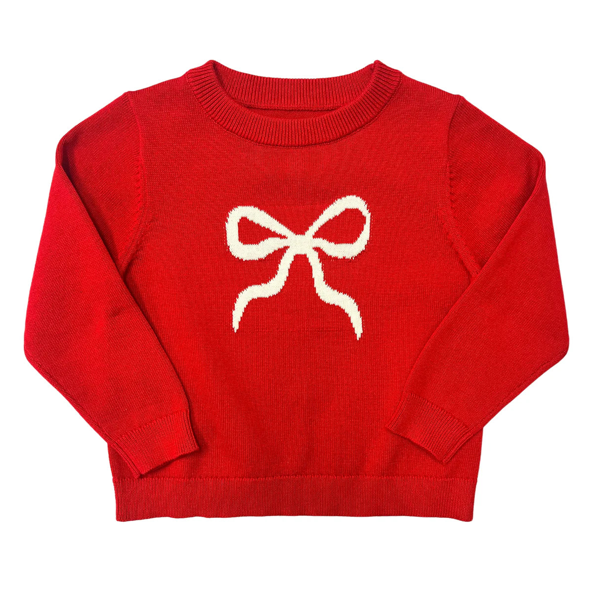 Red Sweater - Bow