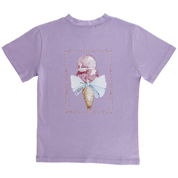 Girls Logo Tee - Ice Cream Bow