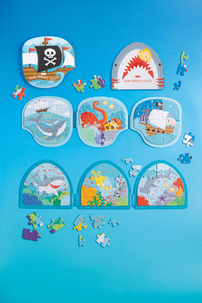 Pirate Magnetic Puzzle Book