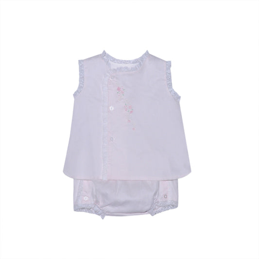Blanche Diaper Set - Pink