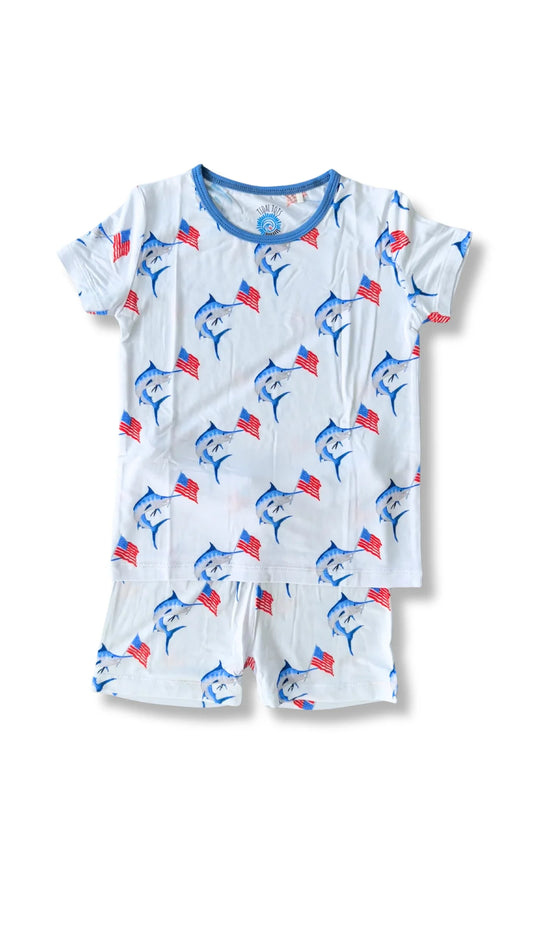 Merica' Marlin Short Set Pajama