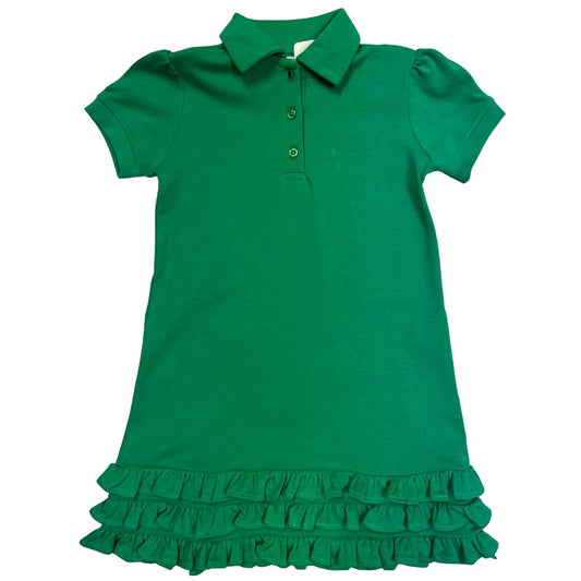 Green Ruffled Tennis Dress