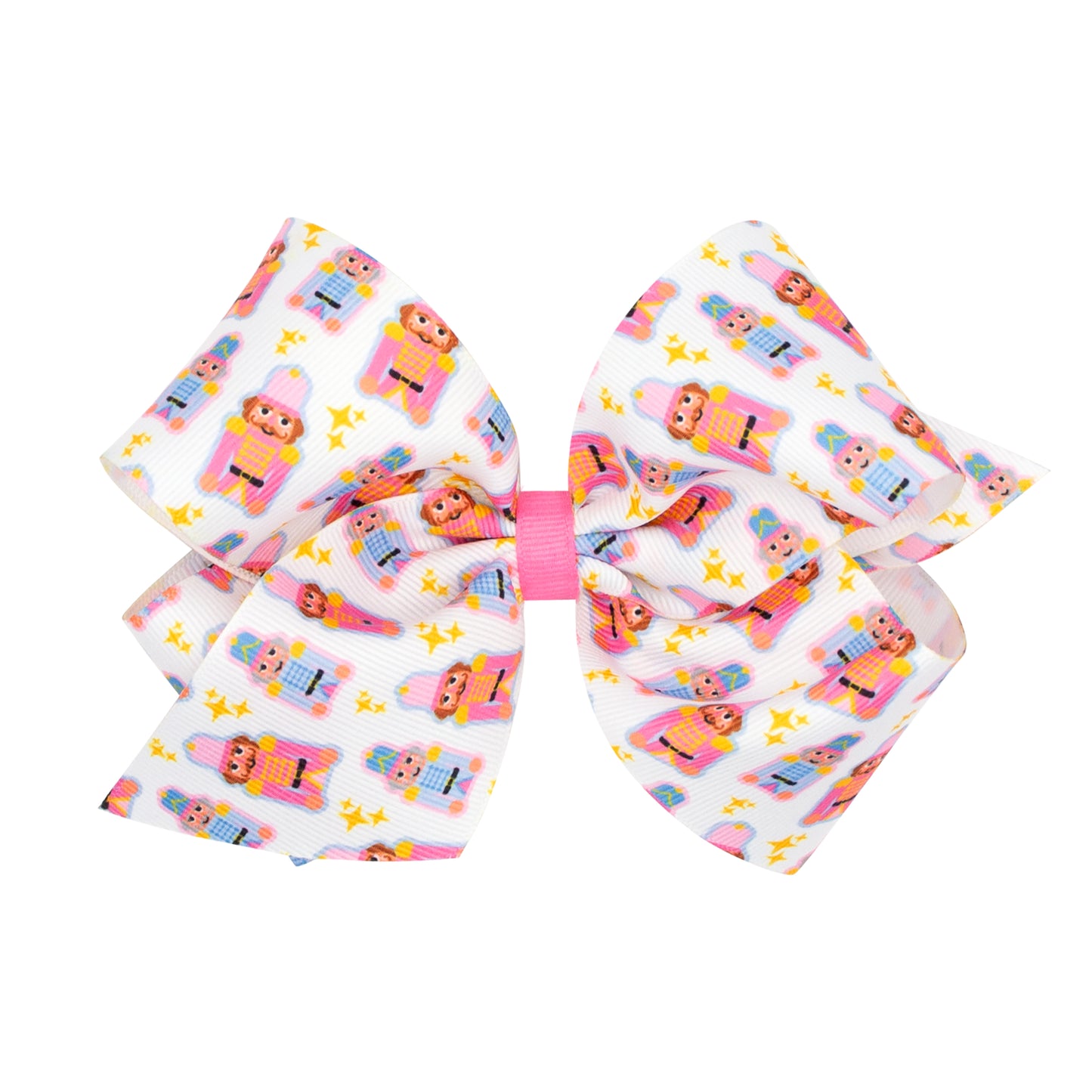 Nutcracker Print Bow