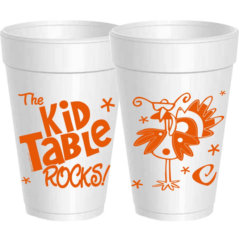 Kid Table Thanksgiving Cup- 10 pack