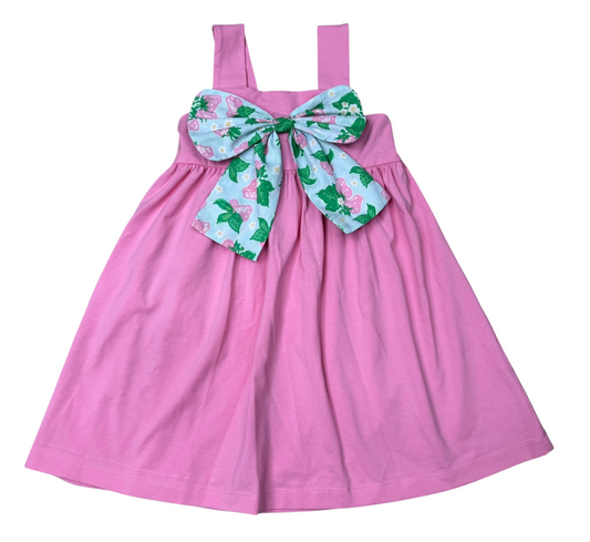 Strawberry Picking Bow Dress