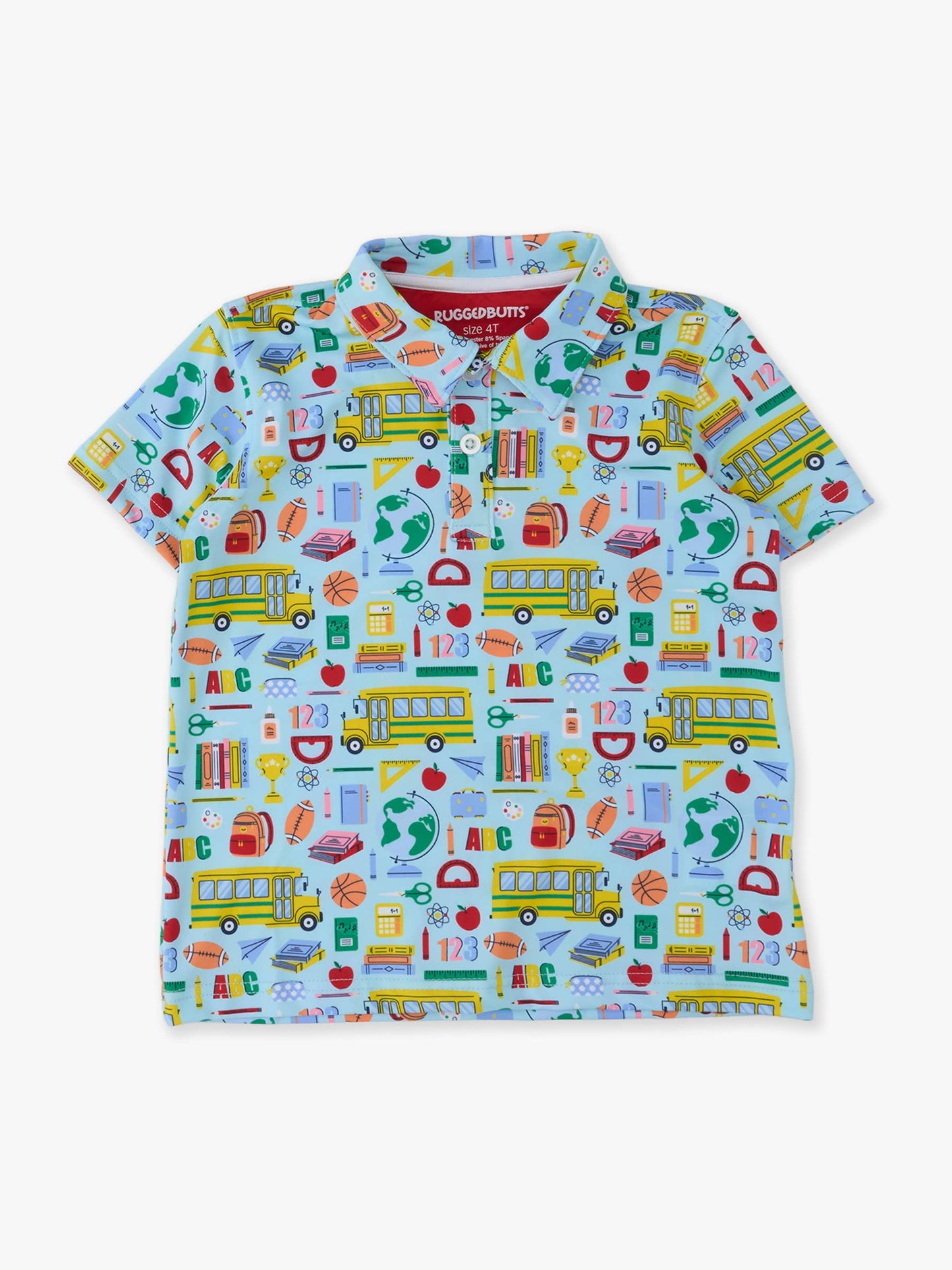 Boys Classroom Crew Knit Short Sleeve Performance Polo