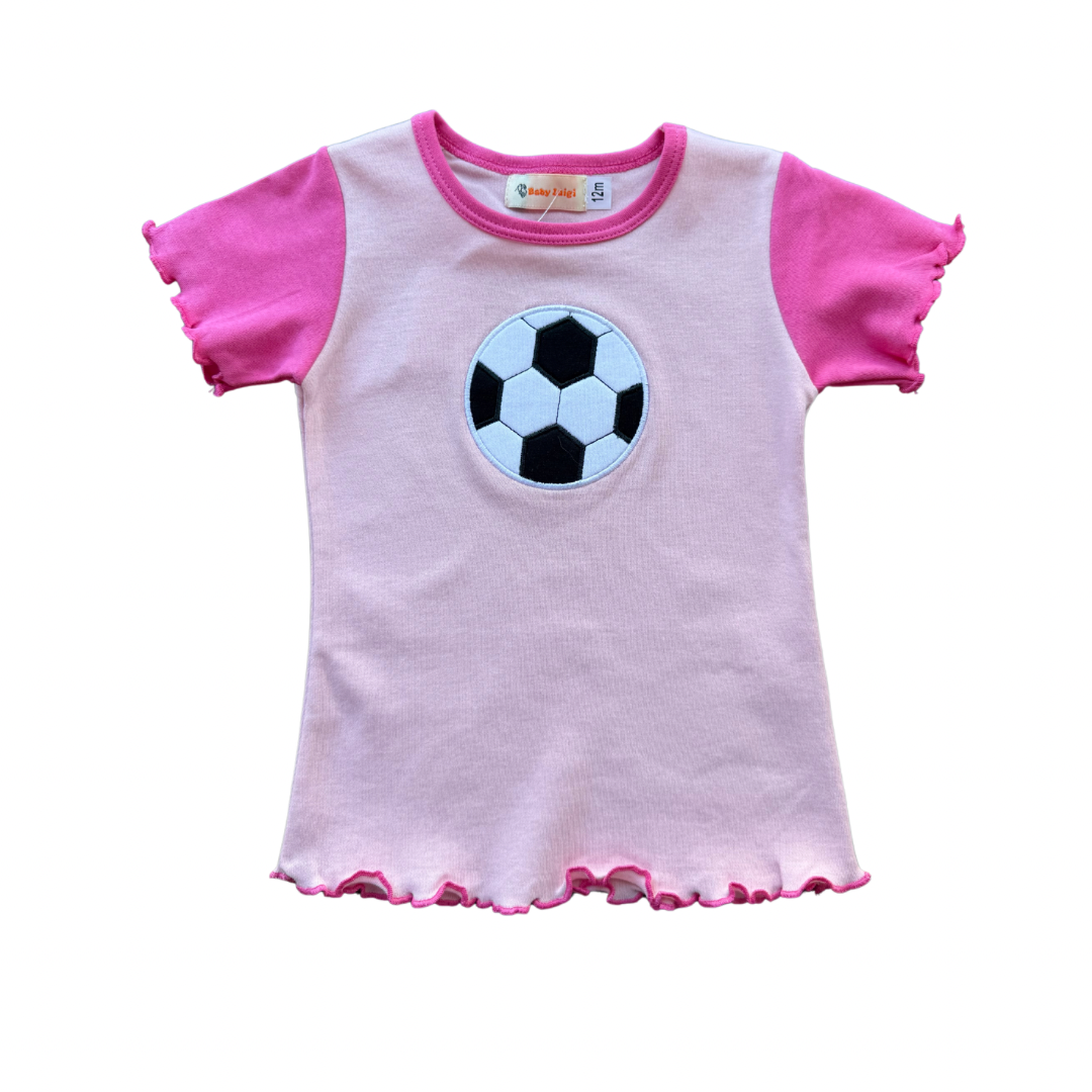 Pink Soccer Tee