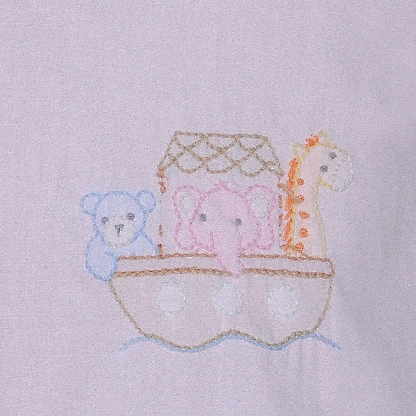 Blanche Diaper Set - Pink Noah's Ark