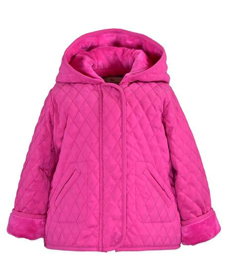 Hooded Barn Jacket - Magenta