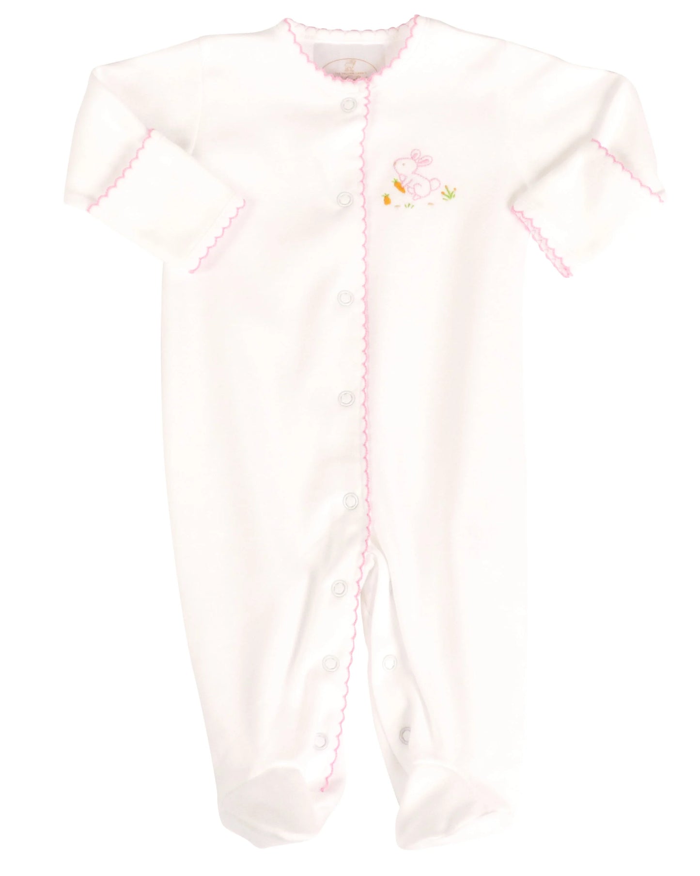 Bunny Footed Pajamas - Pink