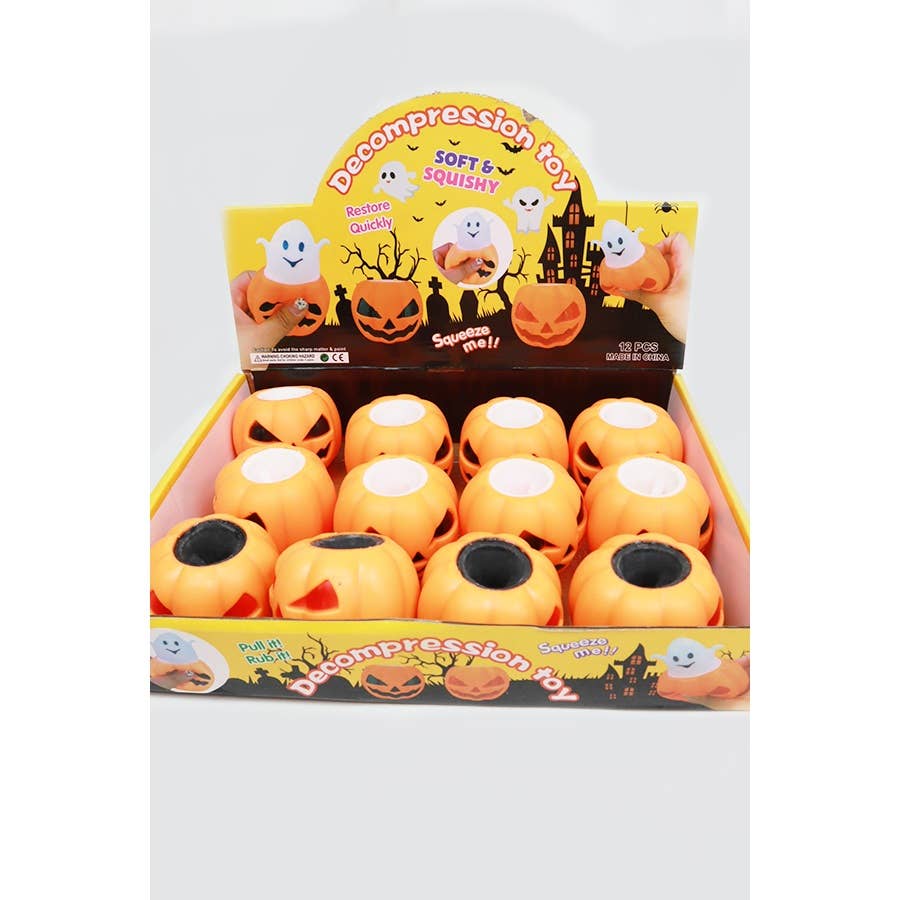 Halloween Squeeze Pumpkin Ghost Toys