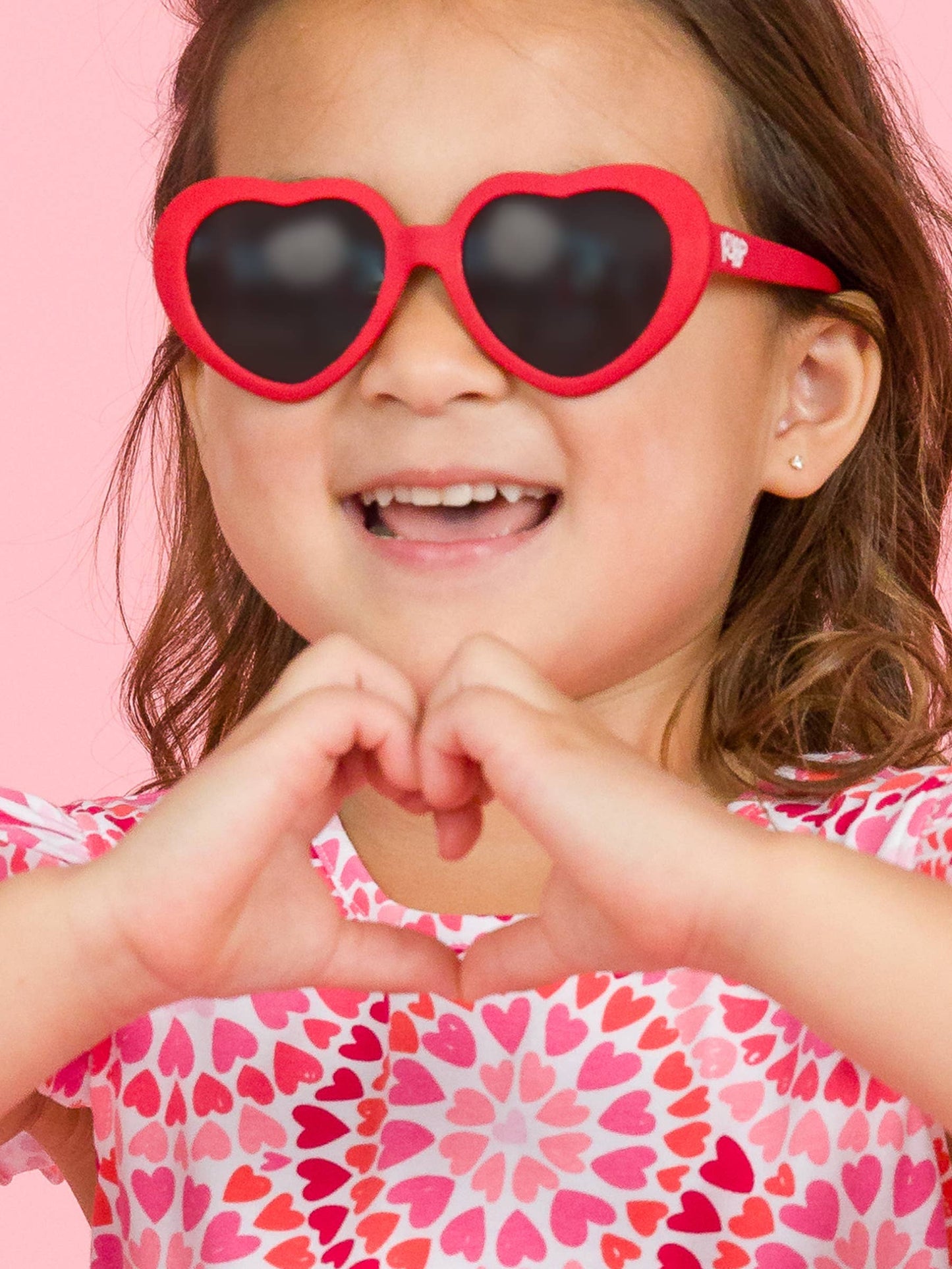 Red Heart Shaped Sunglasses