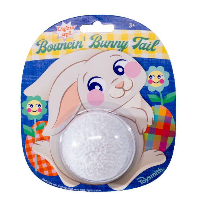 Light Up Bunny Tail Ball - Spring, Easter