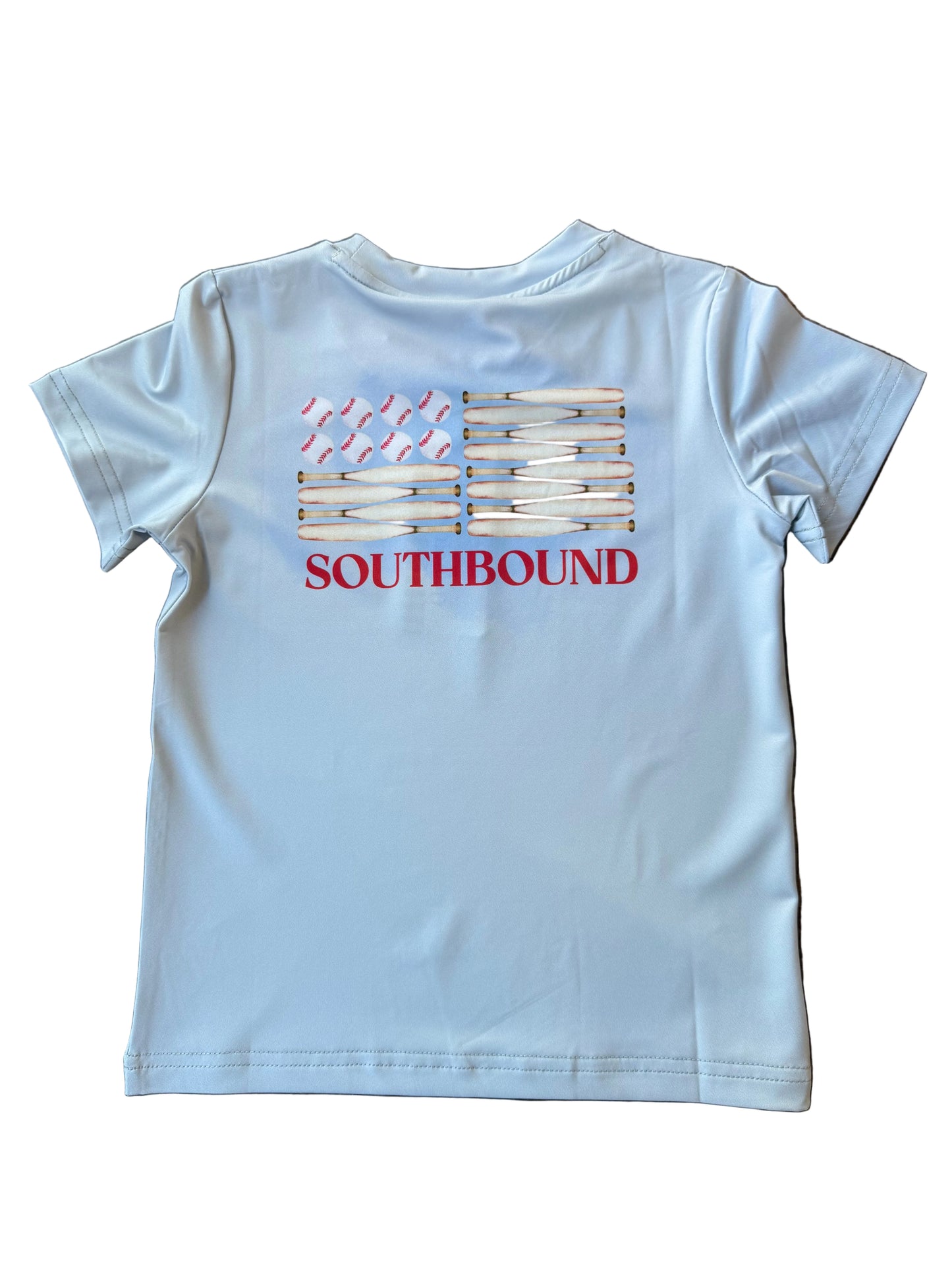 Performance Tee- Baseball Flag