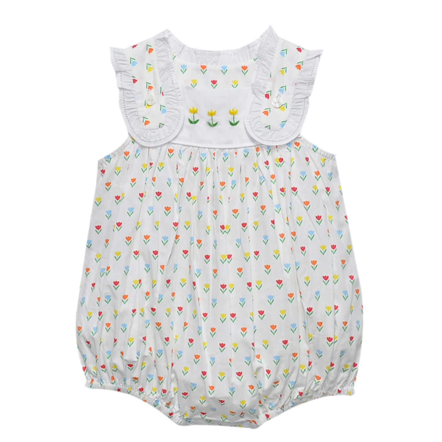 Yellow Floral Bubble - Tiny Tulips