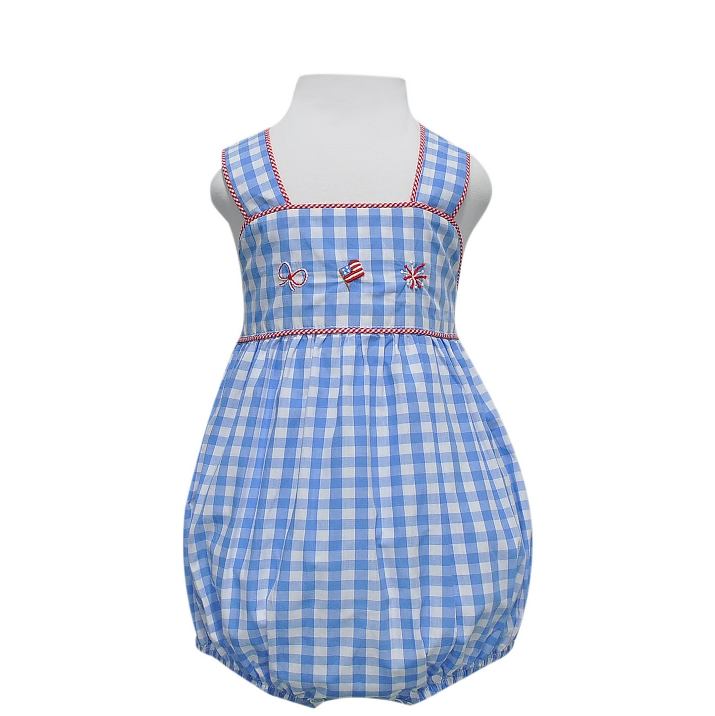 Blue Bella Girl Sunsuit - The Red, White & Blue